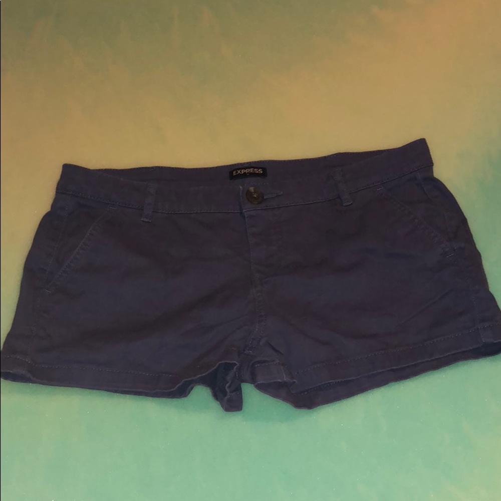 Express navy blue shorts